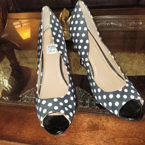 Polka dot heels